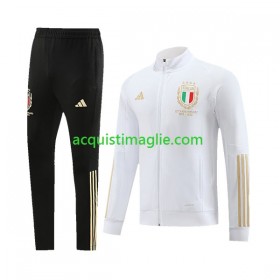 Italia Tute Felpe da Allenamento Bianco 2023/2024